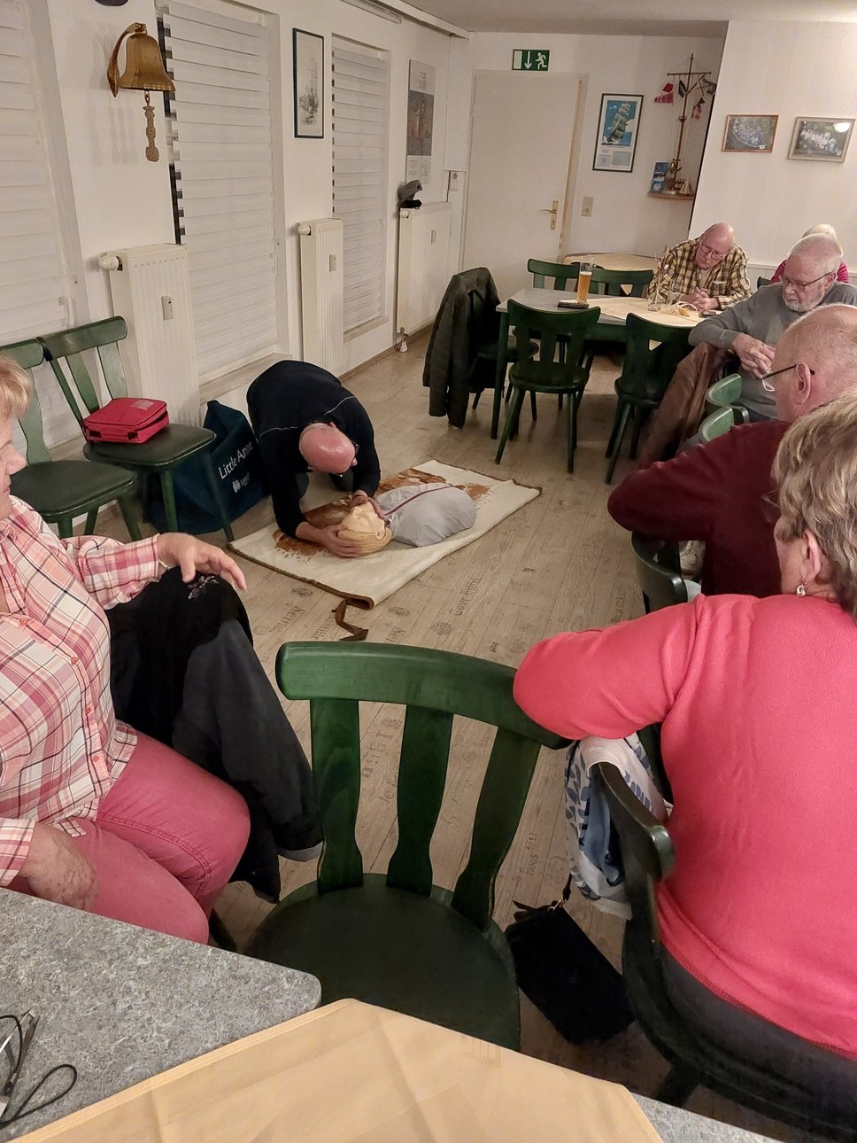 ACV Ortsclub Görlitz bei 1. Hilfe-Schulung